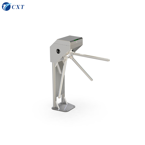 Vertical Compact Tripod Turnstile Gate Single Directional For Indoors