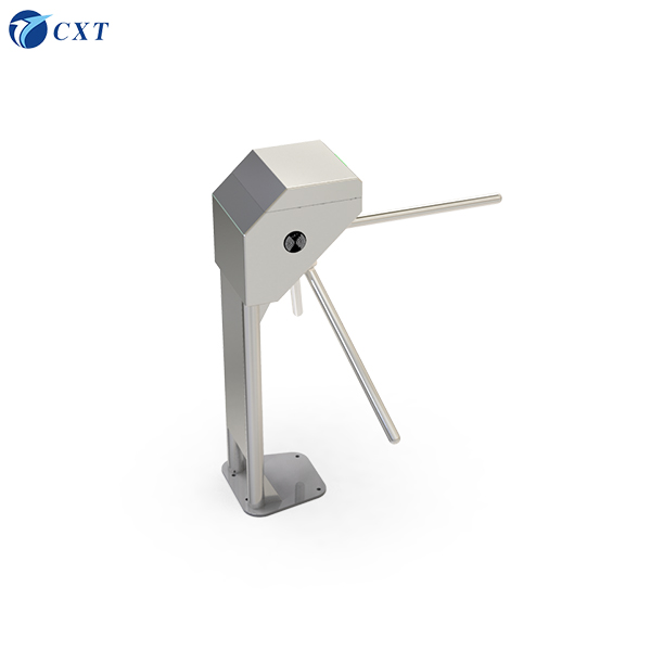 Vertical Compact Tripod Turnstile Gate Single Directional For Indoors
