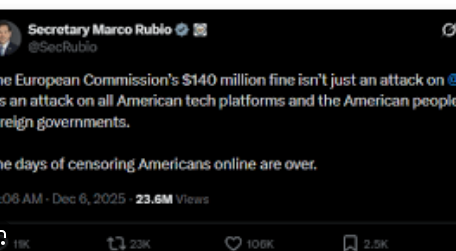 <strong>美国多名高官集体下场斥责欧盟</strong>