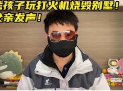 <strong>熊孩子玩打火机烧毁别墅 父亲发声</strong>