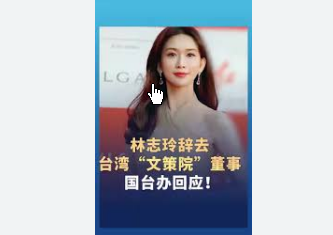 <strong>林志玲辞去职务 国台办:明智决定</strong>